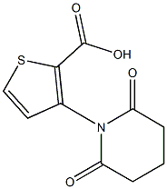 3-(2,6-dioxopiperidin-1-yl)thiophene-2-carboxylic acid 结构式