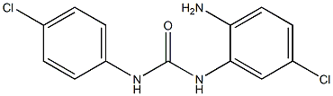 3-(2-amino-5-chlorophenyl)-1-(4-chlorophenyl)urea 结构式