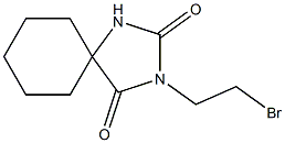 3-(2-bromoethyl)-1,3-diazaspiro[4.5]decane-2,4-dione 结构式