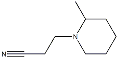 3-(2-methylpiperidin-1-yl)propanenitrile 结构式