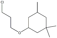 3-(3-chloropropoxy)-1,1,5-trimethylcyclohexane 结构式