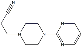 3-(4-pyrimidin-2-ylpiperazin-1-yl)propanenitrile 结构式