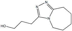 3-(6,7,8,9-tetrahydro-5H-[1,2,4]triazolo[4,3-a]azepin-3-yl)propan-1-ol 结构式