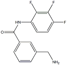 3-(aminomethyl)-N-(2,3,4-trifluorophenyl)benzamide 结构式