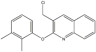 3-(chloromethyl)-2-(2,3-dimethylphenoxy)quinoline 结构式
