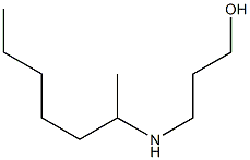 3-(heptan-2-ylamino)propan-1-ol 结构式