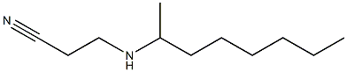 3-(octan-2-ylamino)propanenitrile 结构式