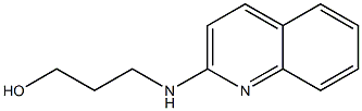 3-(quinolin-2-ylamino)propan-1-ol 结构式