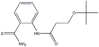 3-(tert-butoxy)-N-(2-carbamothioylphenyl)propanamide 结构式