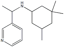 3,3,5-trimethyl-N-[1-(pyridin-3-yl)ethyl]cyclohexan-1-amine 结构式