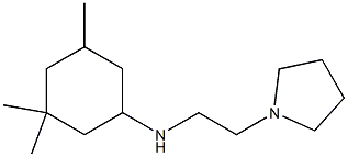 3,3,5-trimethyl-N-[2-(pyrrolidin-1-yl)ethyl]cyclohexan-1-amine 结构式