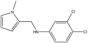 3,4-dichloro-N-[(1-methyl-1H-pyrrol-2-yl)methyl]aniline 结构式