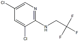 3,5-dichloro-N-(2,2,2-trifluoroethyl)pyridin-2-amine 结构式
