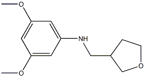 3,5-dimethoxy-N-(oxolan-3-ylmethyl)aniline 结构式