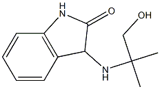 3-[(1-hydroxy-2-methylpropan-2-yl)amino]-2,3-dihydro-1H-indol-2-one 结构式