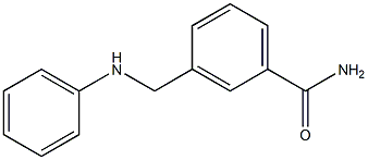 3-[(phenylamino)methyl]benzamide 结构式