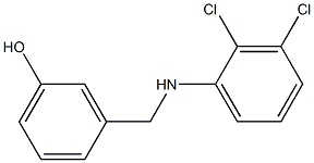 3-{[(2,3-dichlorophenyl)amino]methyl}phenol 结构式