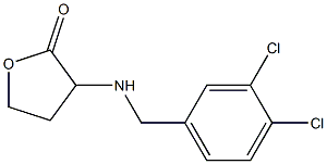 3-{[(3,4-dichlorophenyl)methyl]amino}oxolan-2-one 结构式