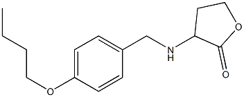 3-{[(4-butoxyphenyl)methyl]amino}oxolan-2-one 结构式