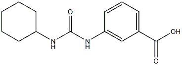 3-{[(cyclohexylamino)carbonyl]amino}benzoic acid 结构式