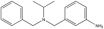 3-{[benzyl(propan-2-yl)amino]methyl}aniline 结构式