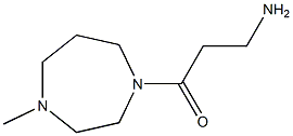 3-amino-1-(4-methyl-1,4-diazepan-1-yl)propan-1-one 结构式
