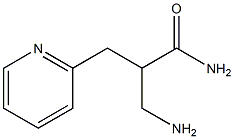 3-amino-2-(pyridin-2-ylmethyl)propanamide 结构式