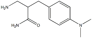 3-amino-2-{[4-(dimethylamino)phenyl]methyl}propanamide 结构式