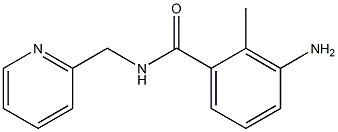 3-amino-2-methyl-N-(pyridin-2-ylmethyl)benzamide 结构式