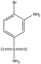 3-amino-4-bromobenzenesulfonamide 结构式