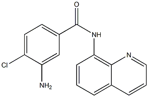 3-amino-4-chloro-N-(quinolin-8-yl)benzamide 结构式