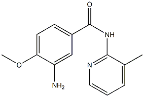 3-amino-4-methoxy-N-(3-methylpyridin-2-yl)benzamide 结构式