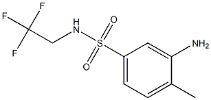 3-amino-4-methyl-N-(2,2,2-trifluoroethyl)benzene-1-sulfonamide 结构式