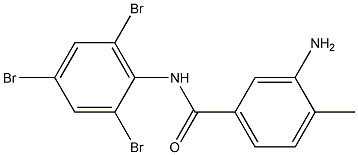 3-amino-4-methyl-N-(2,4,6-tribromophenyl)benzamide 结构式