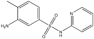 3-amino-4-methyl-N-(pyridin-2-yl)benzene-1-sulfonamide 结构式