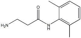 3-amino-N-(2,6-dimethylphenyl)propanamide 结构式