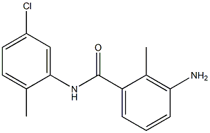 3-amino-N-(5-chloro-2-methylphenyl)-2-methylbenzamide 结构式