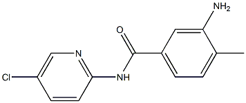 3-amino-N-(5-chloropyridin-2-yl)-4-methylbenzamide 结构式