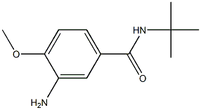 3-amino-N-(tert-butyl)-4-methoxybenzamide 结构式