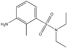 3-amino-N,N-diethyl-2-methylbenzene-1-sulfonamide 结构式