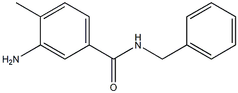 3-amino-N-benzyl-4-methylbenzamide 结构式