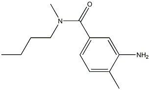 3-amino-N-butyl-N,4-dimethylbenzamide 结构式