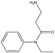 3-amino-N-ethyl-N-phenylpropanamide 结构式