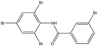 3-bromo-N-(2,4,6-tribromophenyl)benzamide 结构式