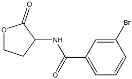 3-bromo-N-(2-oxooxolan-3-yl)benzamide 结构式