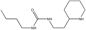 3-butyl-1-[2-(piperidin-2-yl)ethyl]urea 结构式