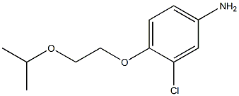 3-chloro-4-[2-(propan-2-yloxy)ethoxy]aniline 结构式