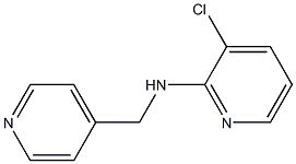 3-chloro-N-(pyridin-4-ylmethyl)pyridin-2-amine 结构式