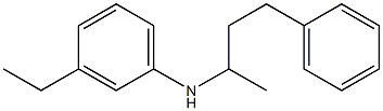 3-ethyl-N-(4-phenylbutan-2-yl)aniline 结构式