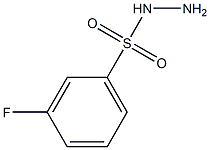 3-fluorobenzene-1-sulfonohydrazide 结构式